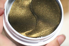 Cargar imagen en el visor de la galería, Black Pearl & Gold Hydrogel Eye Patches