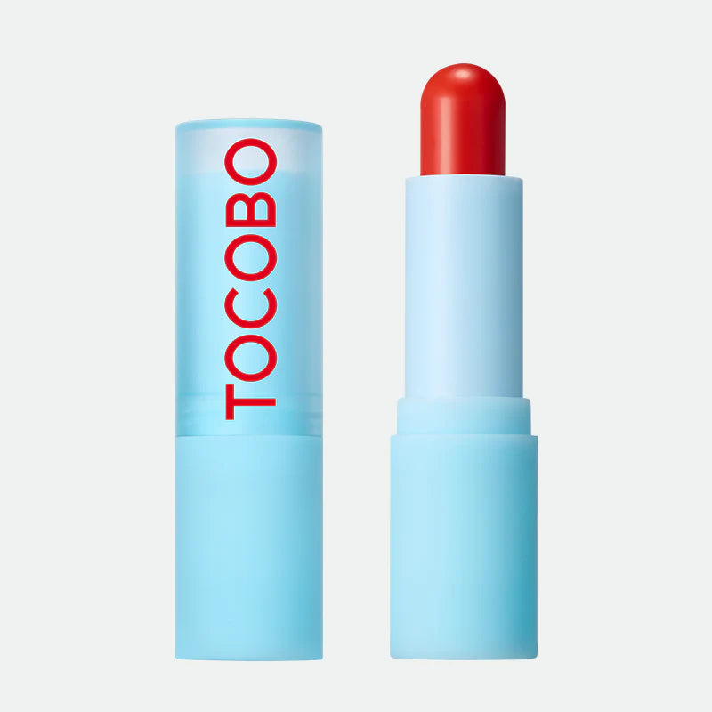 Glass Tinted Lip Balm - Tangerine Red